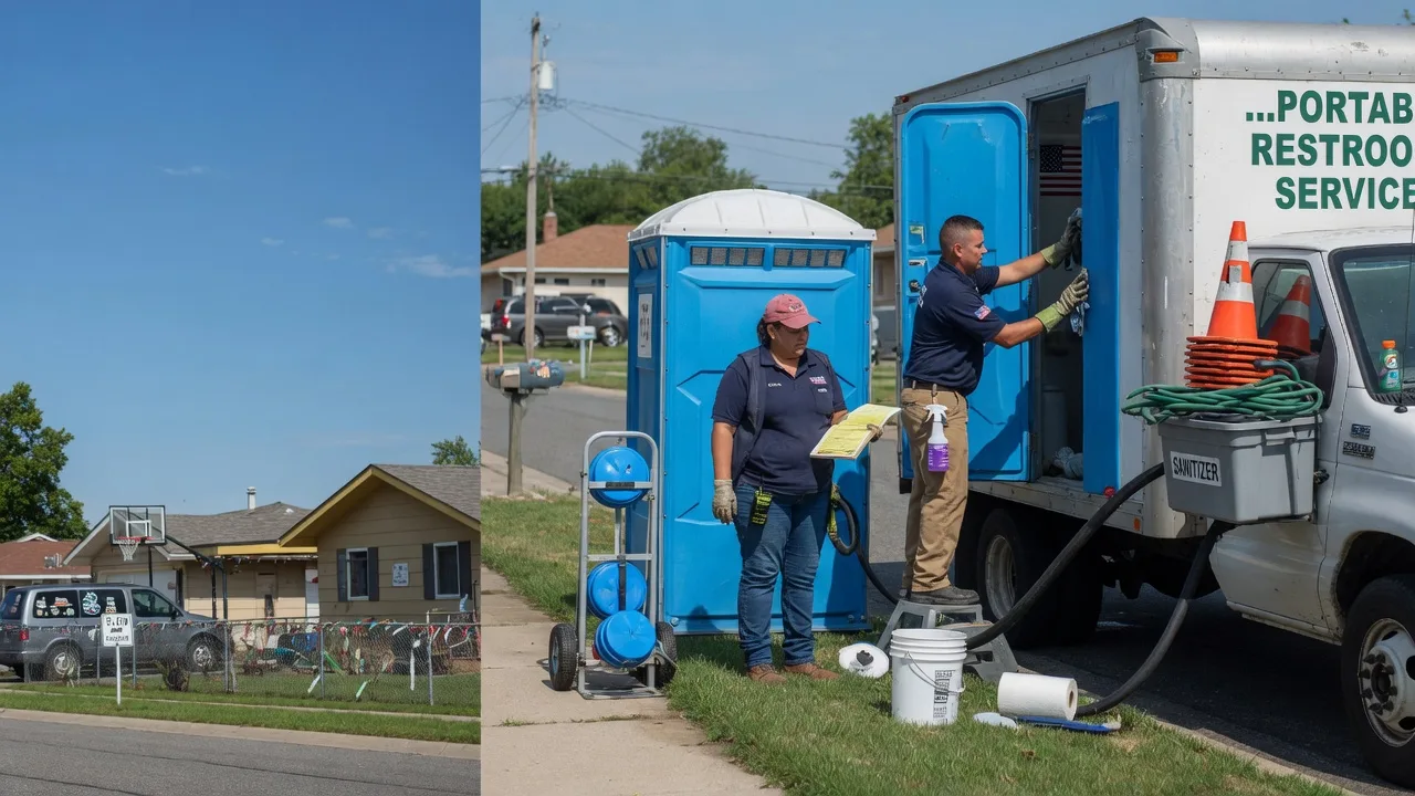 Portable Toilet Rental in Honobia, OK near me